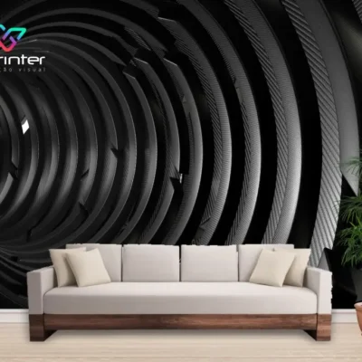 Papel de Parede Túnel Metal